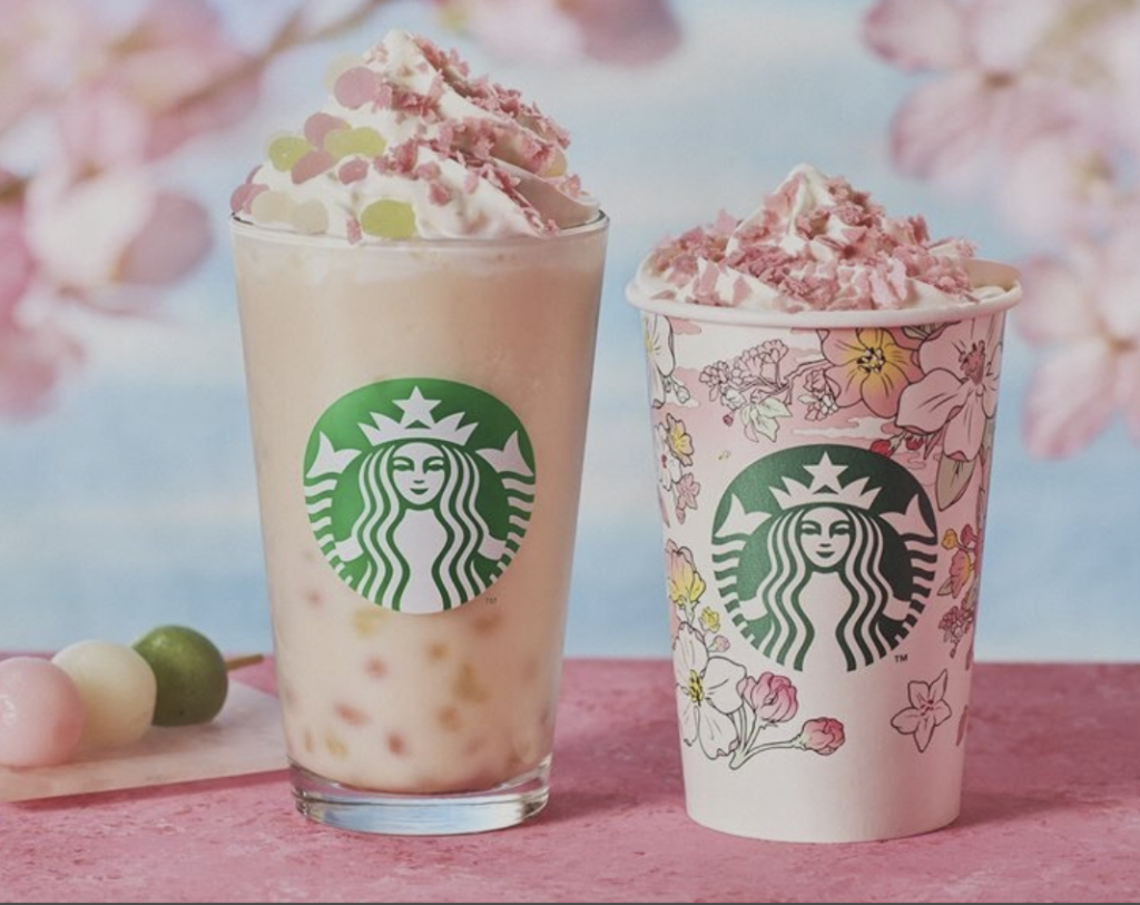 花見だんご フラペチーノ